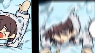 [undertaleau/Under the Pole/Manga] A chatterbox fell from the sky (?)