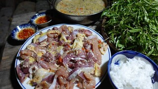 Lẩu gà phi lê nấu giấm lá đinh lăng - Bin Đen Miền Tây # 297