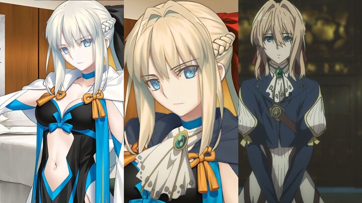 Morgan changes into Violet [Voice Actor/PS]