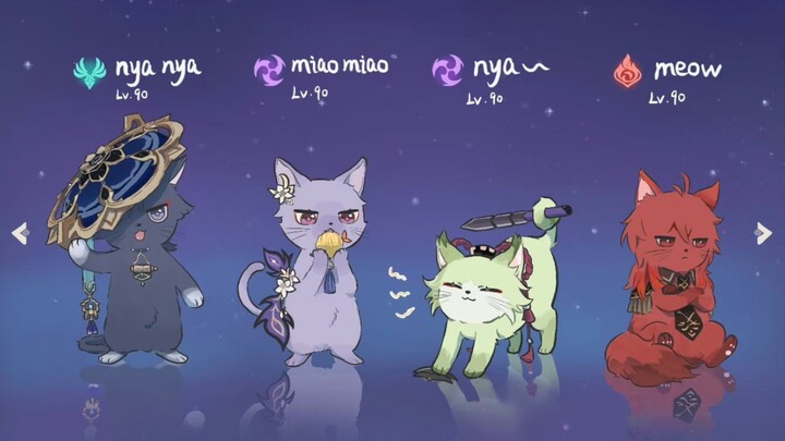 Genshin Impact:Hari ini kita semua menjadi kucing!