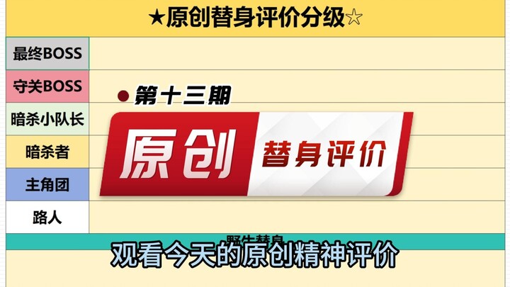 出现大BOSS级别的替身了！原创替身评价第十三期