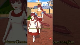 TUTORIAL RAMBUT PANJANG BISA GERAK JALAN NORMAL GANTI BAJU #sakuraschoolsimulator #sakura #shorts