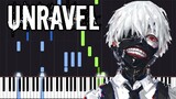 Unravel - Tokyo Ghoul (Opening) [Piano Tutorial] (Synthesia) // Ray Krislianggi