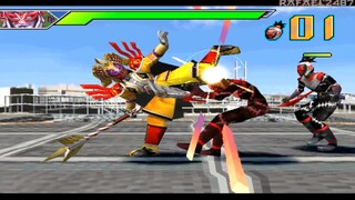 Ninpu Sentai Hurricaneger PS1 (Satorakura) One Hit KO Survival Mode HD