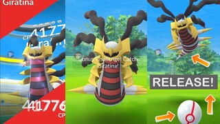Giratina Origin Forme! Took me so long to figure out how to throw.