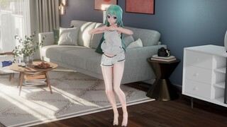 [Fabric/MMD] 4K fixed lens, your smile is still the cutest. Your little cutie Hatsune has put on her