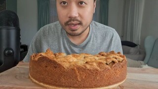 ASMR APPLE PIE (Eating Sounds)