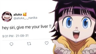 If hxh characters had twitter 5