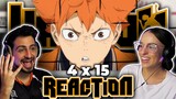 This match is EPIC! Haikyuu!! 4x15 REACTION!