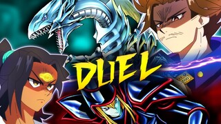 MAGICIEN SOMBRE contre DRAGON BLANC aux YEUX BLEUS, qui gagne ? (Yugi vs Kaiba) Yu-Gi-Oh!