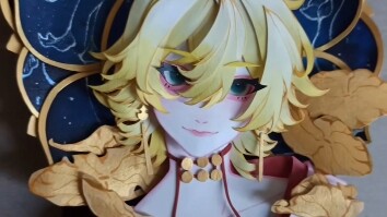 Seorang wanita patung kertas dari Thailand [Genshin Impact |. Onmyoji |luxiem]