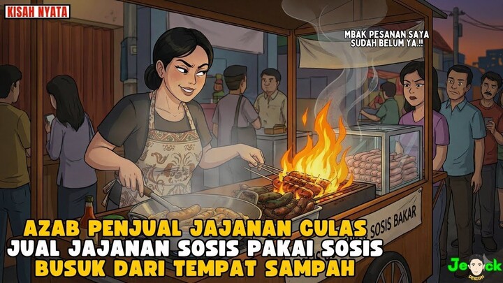 AZAB PENJUAL JAJANAN CULAS JUAL JAJANAN SOSIS PAKAI SOSIS BUSUK DARI TEMPAT