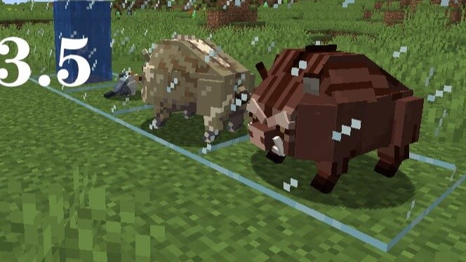 [Minecraft] Wild boar? Genshin Impact mod from scratch (progress report 3.5)