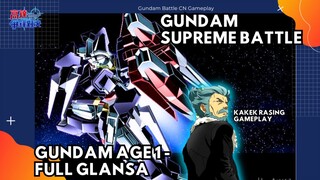 Ada Kakek Resing ... !! 😱😱 || Siap Lawan Semua Veigan || Gundam Age 1 - Full Glansa