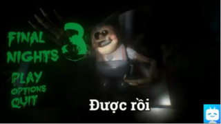 Ngủ Ngày Đêm Ăn Jumpscare - Final Nights 3 #funnygame