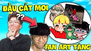 KHANGG BẤT NGỜ KHI XEM FAN ART FAN TẶNG SIÊU ĐẸP VÀ QUẢ ĐẦU CẮT MOI TRONG GROUP NHÍM 🦔