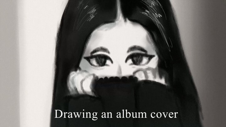 drawing taeko onuki one her album cover “mignonne”
