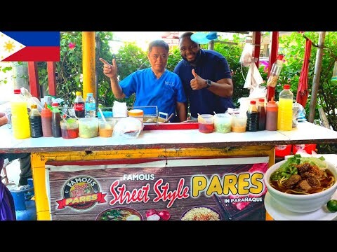FAMOUS STREET STYLE PARES in PARANAQUE | FILIPINO STREET FOOD @Food Translator