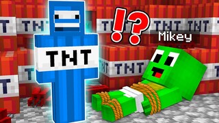 My Friend has become a HOSTAGE in Minecraft JJ and Mikey baby Challenge (Maizen Mazien Mizen)