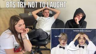 Reacting To BTS try not to laugh (splish-splash edition)
