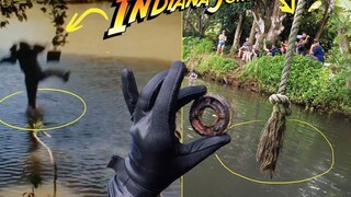 在印第安纳·琼斯荡过绳子的河里潜水（寻找电影足迹）！【Man + River】