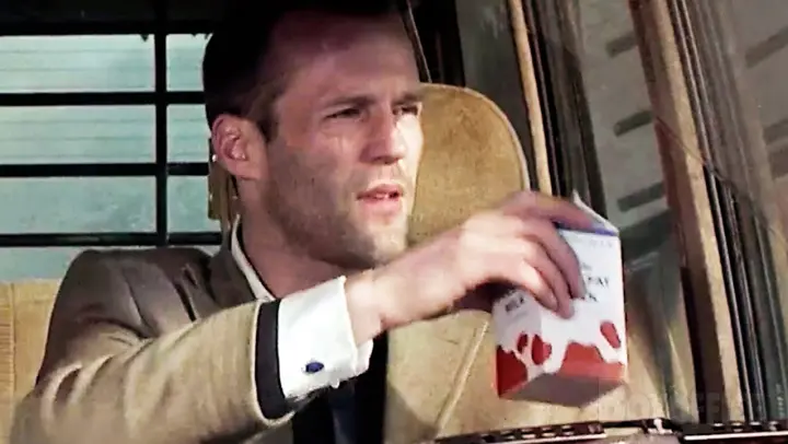 Jason Statham's MILK causes a giant car crash!