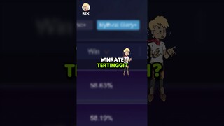 Hero dengan wr tertinggi di glory? #mobilelegends