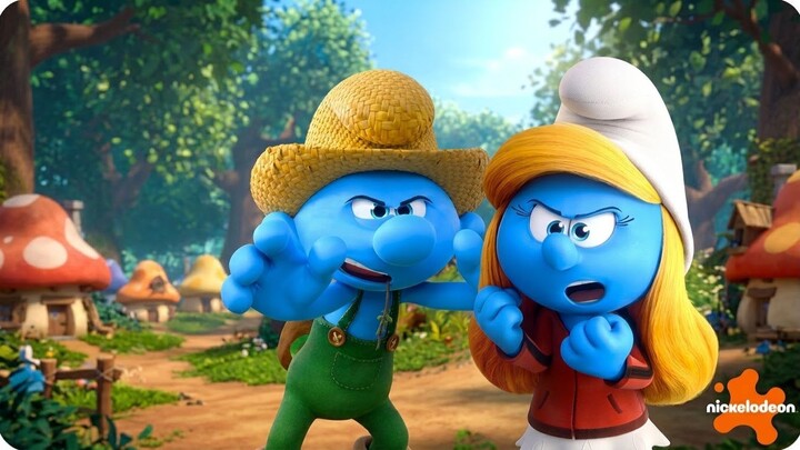 Smurfs Fighting EACH OTHER for Minutes Straight Nicktoons