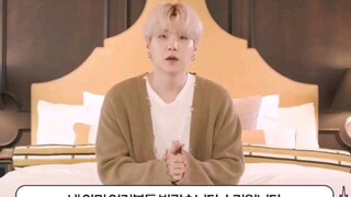 BTS SUGA BEDTIME ROUTINE INTERVIEW