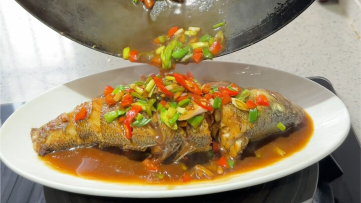 Braised sea bass—homemade is still the best!!