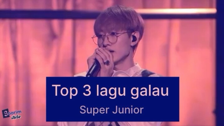 #KompetisiKreasiUnggahan2 Top 3 Lagu Galau dari Super Junior
