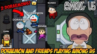 Doraemon meets doraemon in among us 😱 | doraemon nobita gian suneo shizuka playing among us😂 | funny