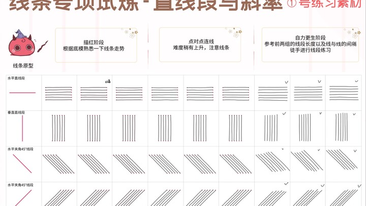 【Zona】线条训练-K大直线-Day8（线条质量进步了）