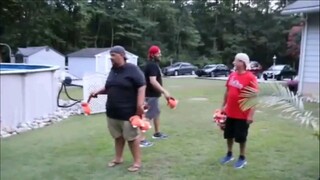 Extreme Raccoon Shot Pong Challenge! Re-Upload