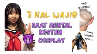 Yang harus di lakukan saat rental kostum cosplay