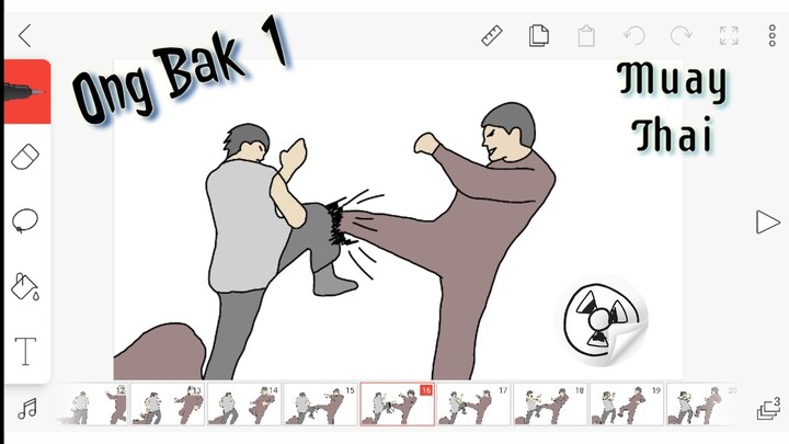 FlipaClip Animation Ong Bak 1