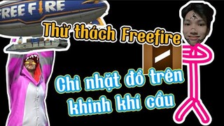 Một ngày chỉ dùng đồ trên khinh khí cầu trong Freefire | Chú Xám #shorts