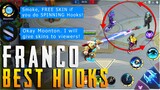 FRANCO 360 DEGREE HOOKS? 🤯 FREESTYLE HOOKS 🔥  | FRANCO MONTAGE #6