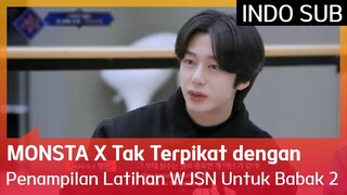 MONSTA X Tak Terpikat dengan Penampilan Latihan WJSN Untuk Babak 2 🤨 EP03 #Queendom2 🇮🇩INDOSUB🇮🇩