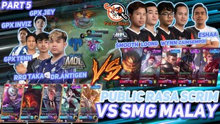 SCRIM 3 - LAWAN TEAM M3 TEAMNYA SASA TEAM SMG SANG JUARA MPL MY S8 KITA TEST KEKUATAN MALAYSIA