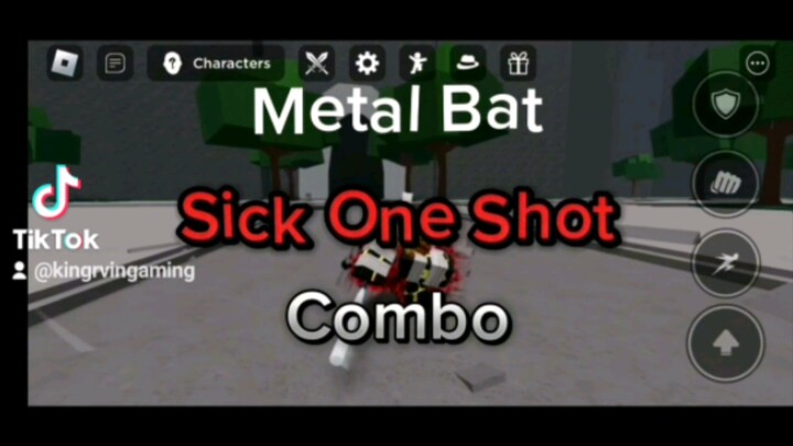 Metal Bat Sick One Shot Combo 🤯 | Strongest battlegrounds