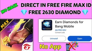 Free Fire Max Diamond Trick 2024 || How To Get Free Diamonds In Free Fire Max || Free Diamonds