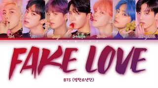 BTS (방탄소년단) - FAKE LOVE [Color Coded Lyrics/Han/Eng/Rom/가사]