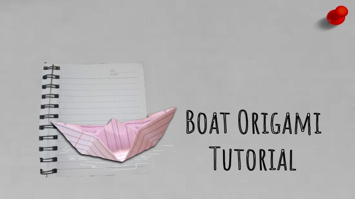 Paper Boat Origami Tutorial