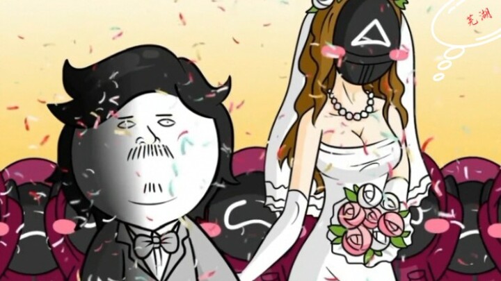 《鱿鱼游戏》动画搞仿版—让管理员放产假？                                    （转自油管网“苏麦格芬”（译）please看简介
