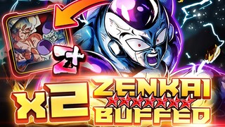 2x ZENKAI BUFFED + PLAT EQUIP BUFFED  FP FRIEZA GIVES PURE PIZZA DEVASTATION! | Dragon Ball Legends