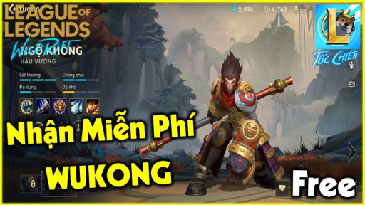 (Tốc Chiến) Cách nhận Ngộ Không Wukong mới ra miễn phí _ StarBoyVN