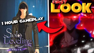 SOLO LEVELING ARISE FIRST LOOK SUMMONS & GAMEPLAY!!! (first 1 hour gameplay!!!)