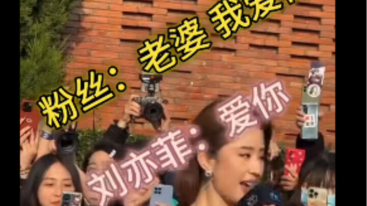 ليو ييفي ترد على لقب “الزوجة”! معجب: كنت أعرف أنها سترد، لكن لقب “الزوجة” هذا أنا من كان يناديه بها!