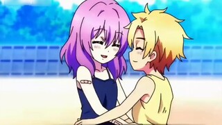 This is the charm of childhood sweethearts!